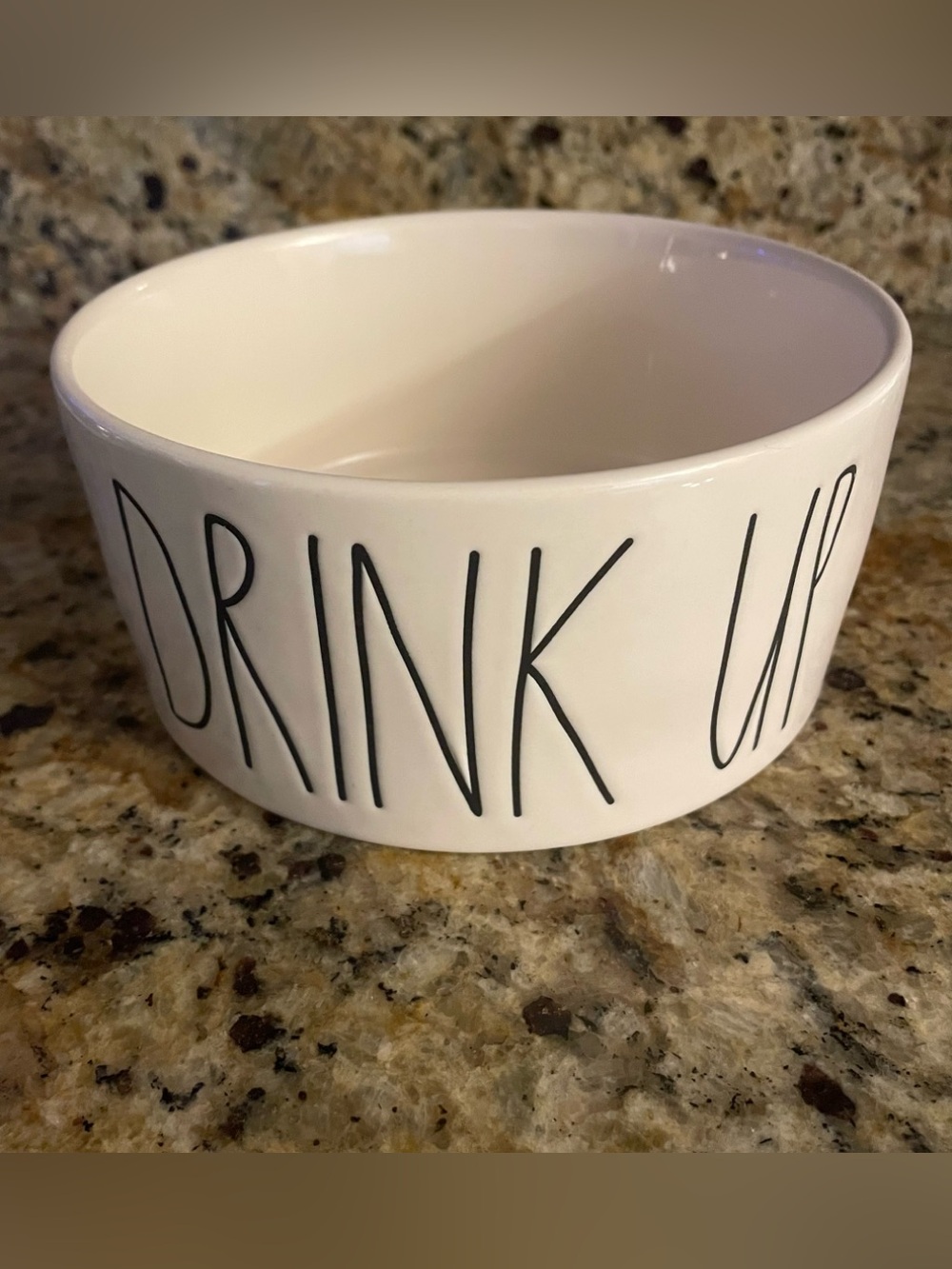Rae Dunn “DRINK UP” ceramic bowl